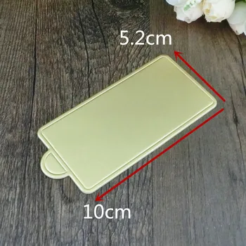 

Gold Mousse Cardboard Base Mousse Paper Cake Tray Pad Holder Rectangular Base Board of Baking Tools 100pcs/lot