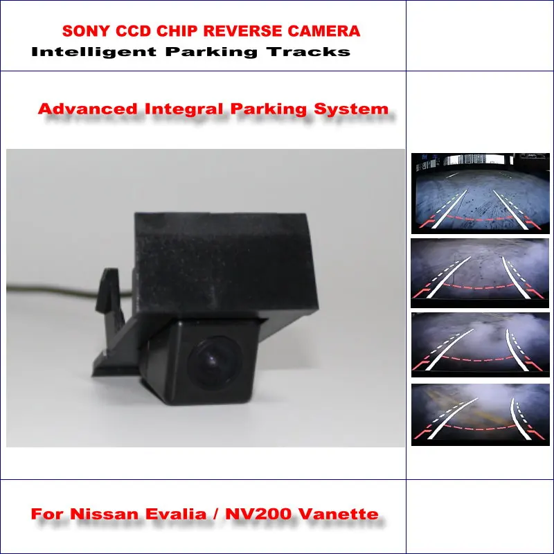 

Intelligent Parking Tracks Rear Camera For Nissan Evalia / NV200 Vanette Backup Reverse / NTSC RCA AUX HD SONY CCD 580 TV Lines