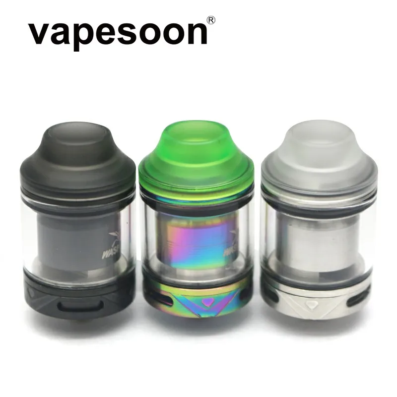 

Electronic Cigarette WASP NANO RTA Tank 23mm Atomizer 2ML Capacity & PCTG Drip Tip Vape Vaporizer