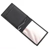 New Arrival RFID Blocking Mini Genuine Leather Men Wallet Slim Man Purse With Metal Clamp Small Money Clip Cash Holder For Male 3