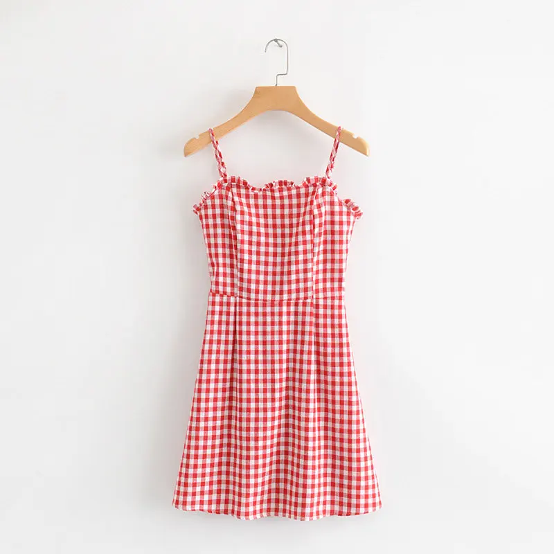 FF40-617 European and American fashion style condole belt falbala dress