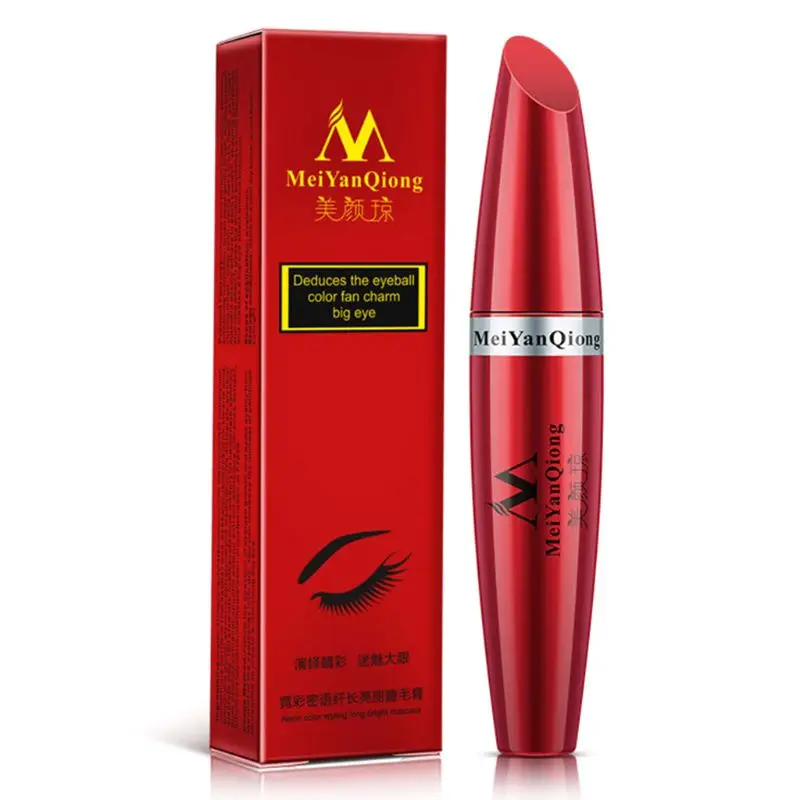 

MeiYanQiong Bright Color Mascara Curling Thick Eyelashes Long-lasting Moisturizing Fast Growth Long Eyelash