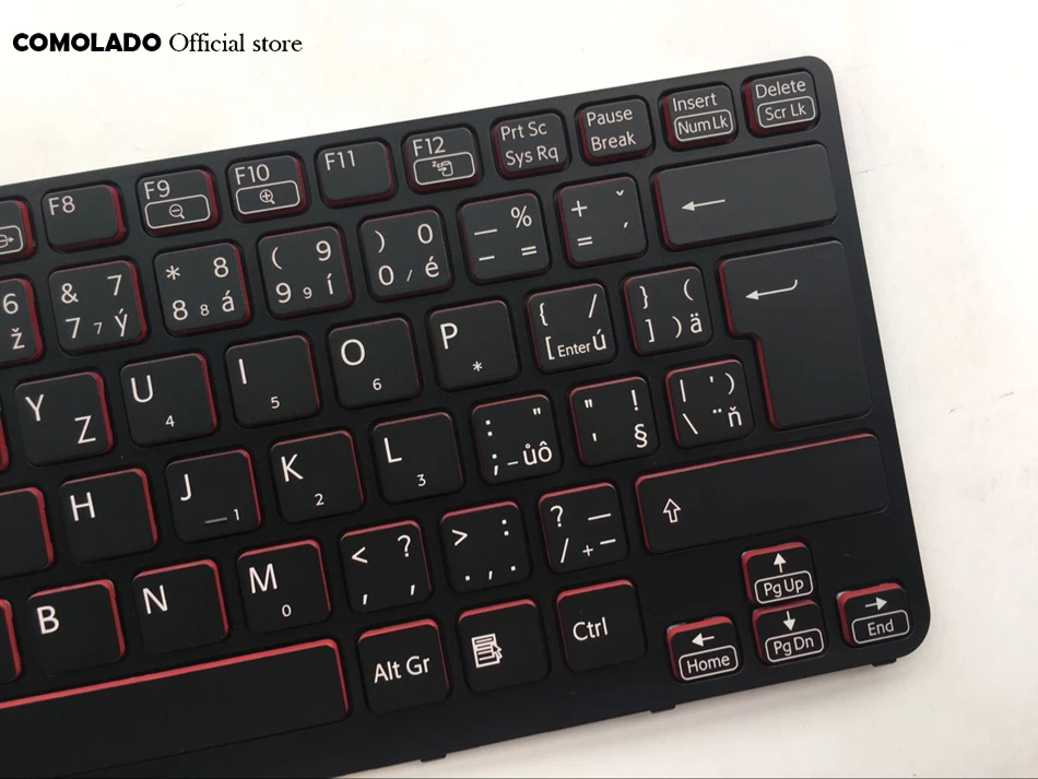 CZ Czech keyboard For Sony Vaio SVE 14 SVE14 SVS14 SVE14A backlit with black frame Laptop Keyboard CZ layout (2)