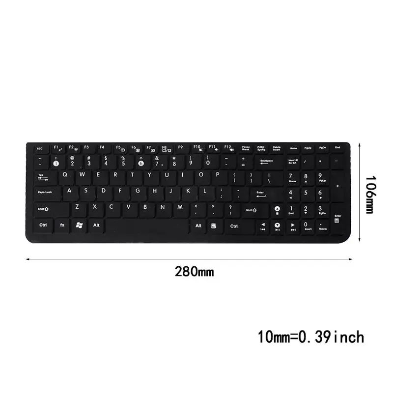 Keyboard Cover Keypad Film Skin Protector Notebook Silicone Protection for Asus K50 Laptop Accessory