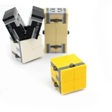 2 шт./лот, кубик бесконечности, 64 шт., сборные строительные блоки, кубики, игрушки, ограниченная по времени, кубик, распакованный, неограниченный, Преображающий куб, игрушки