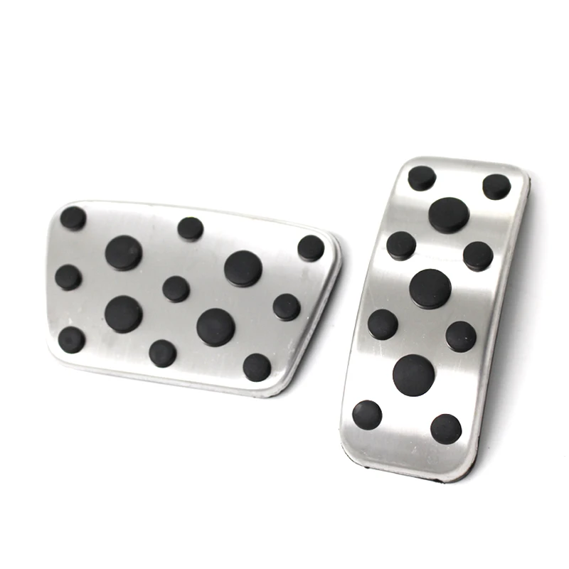 

AT Stainless Steel Brake Accelerator Fuel Pedal Fit For Camry Highlander Lexus ES RX Pad Plate Cover Accessories No Drill