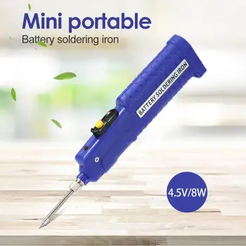 

4.5V 8W Battery Powered Electric Soldering Iron Welding Solder Heat Pencil Mini portable Battery Soldering Iron