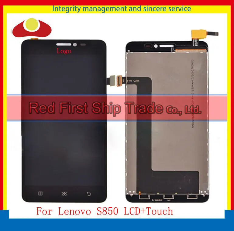 

10Pcs/lot High Quality 5.0" For Lenovo S850 S850T Full Lcd Display Touch Screen Digitizer Assembly Complete Sensor Black
