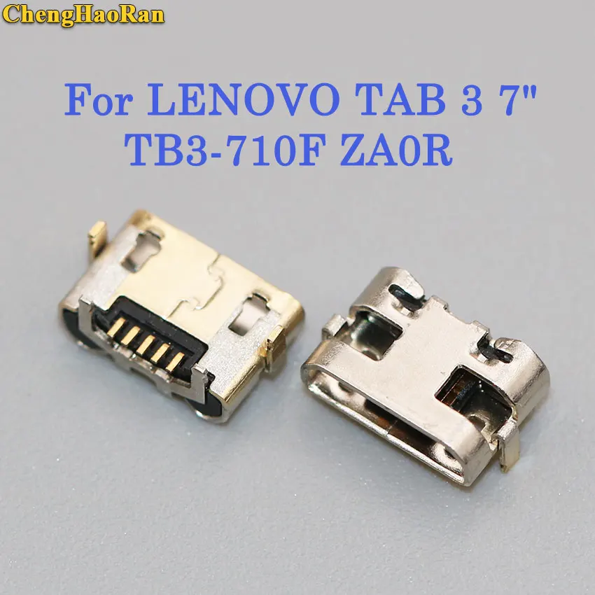 ChengHaoRan 2-10 шт. для LENOVO TAB 3 " TB3-710F ZA0R Mini Micro USB разъем для зарядки порт Разъем для зарядного устройства