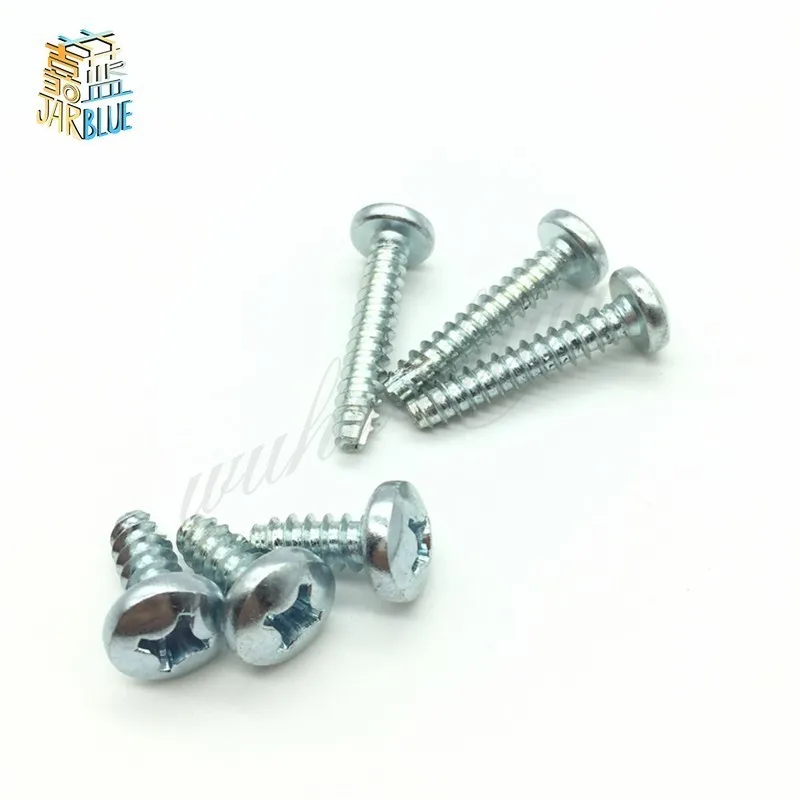 

100PCS BT Type Round Hirao Phillips Self-Tapping Screws Slotted Pan Head Self-Tapping Screw Shank Self-Tapping M5*10/12/16/20/25