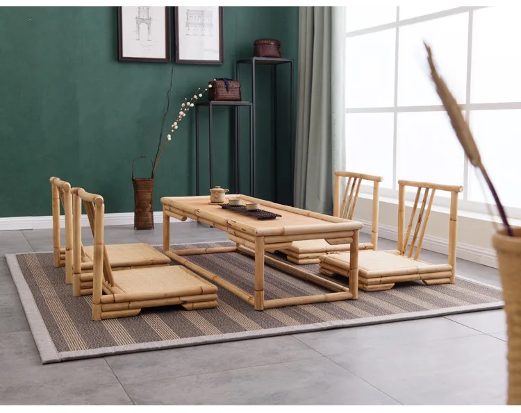 aliexpress : buy (5pcs/set) modern bamboo furniture sets floor aliexpress : buy (5pcs/set) modern bamboo furniture sets floor