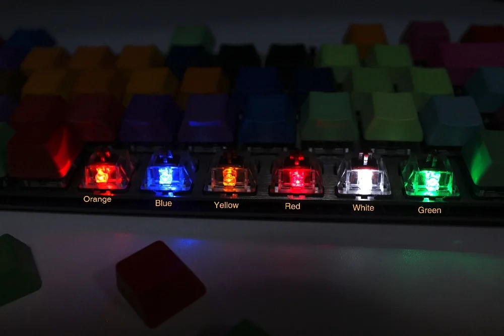 DIY 110 шт./партия 1 8 мм Светодиодная бабочка для Cherry Gateron Kailh MX переключатели