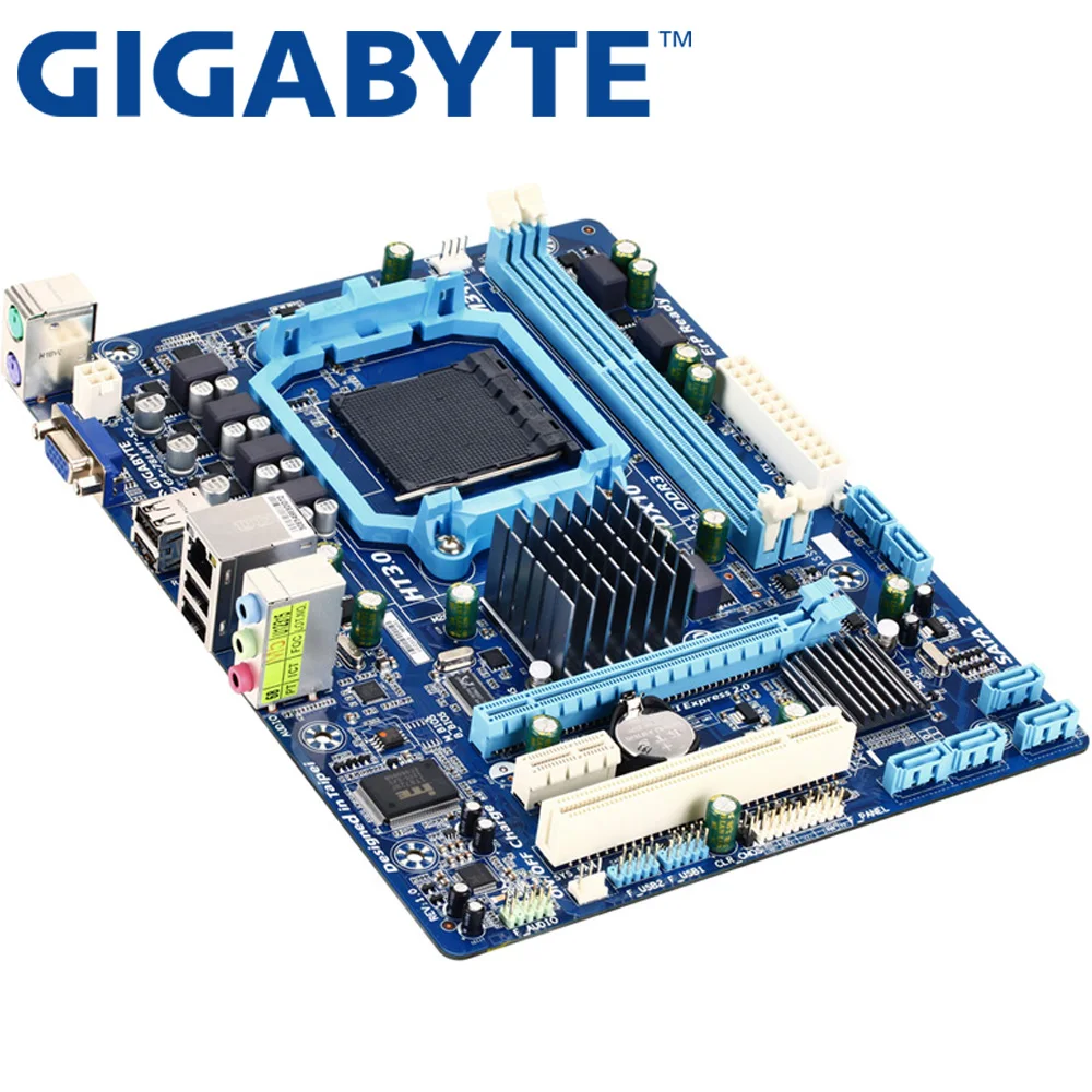 Материнская плата GIGABYTE GA-78LMT-S2 760G Socket AM3/AM3+ DDR3 16G Phenom II/Athlon II Micro ATX UEFI биос б/у