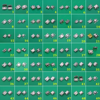 

49models 98X micro usb jack connector 5Pin mini usb connector for Samsung HTC Huawei Lenovo ZTE...mobile phone tablet pc mid