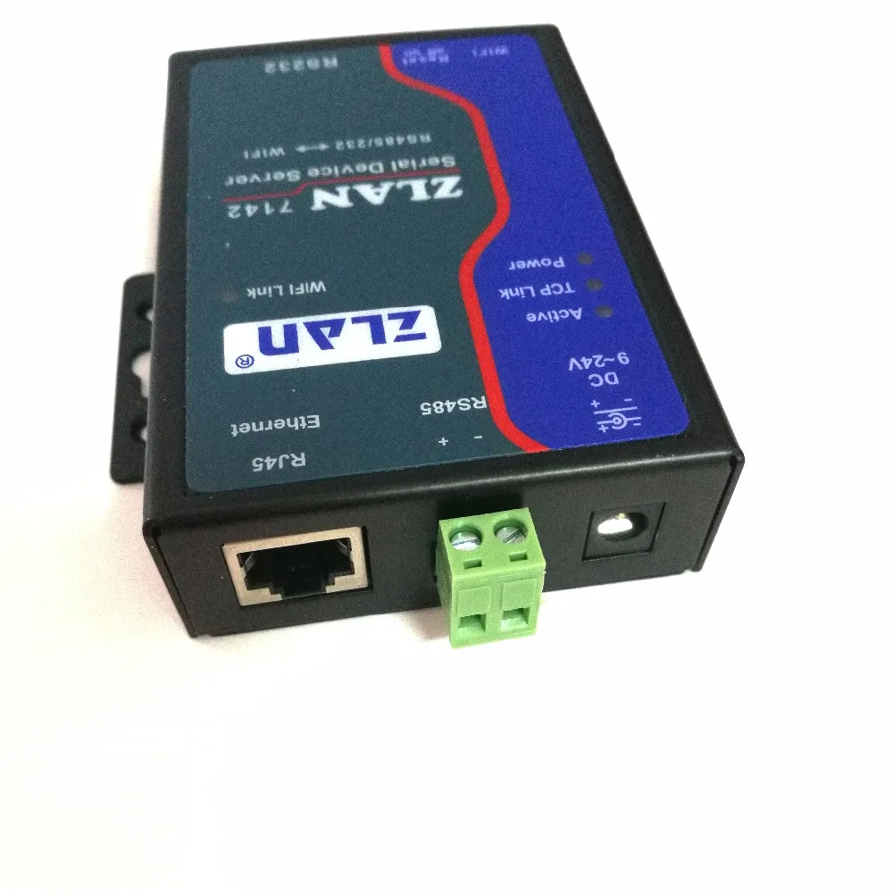 Беспроводной последовательный сервер 232 до wifi 485 до wifi Modbus беспроводной шлюз ZLAN7142
