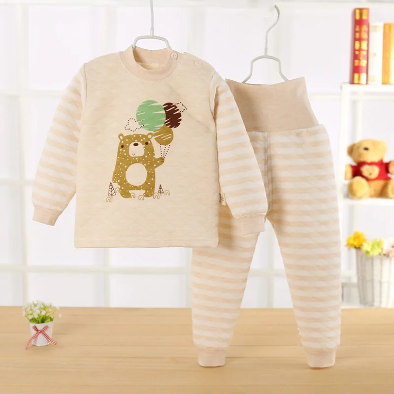 

Boys girls toddler christmas Winter Warm clothes children clothing set pyjama enfant children's pajamas kids thermal underwear