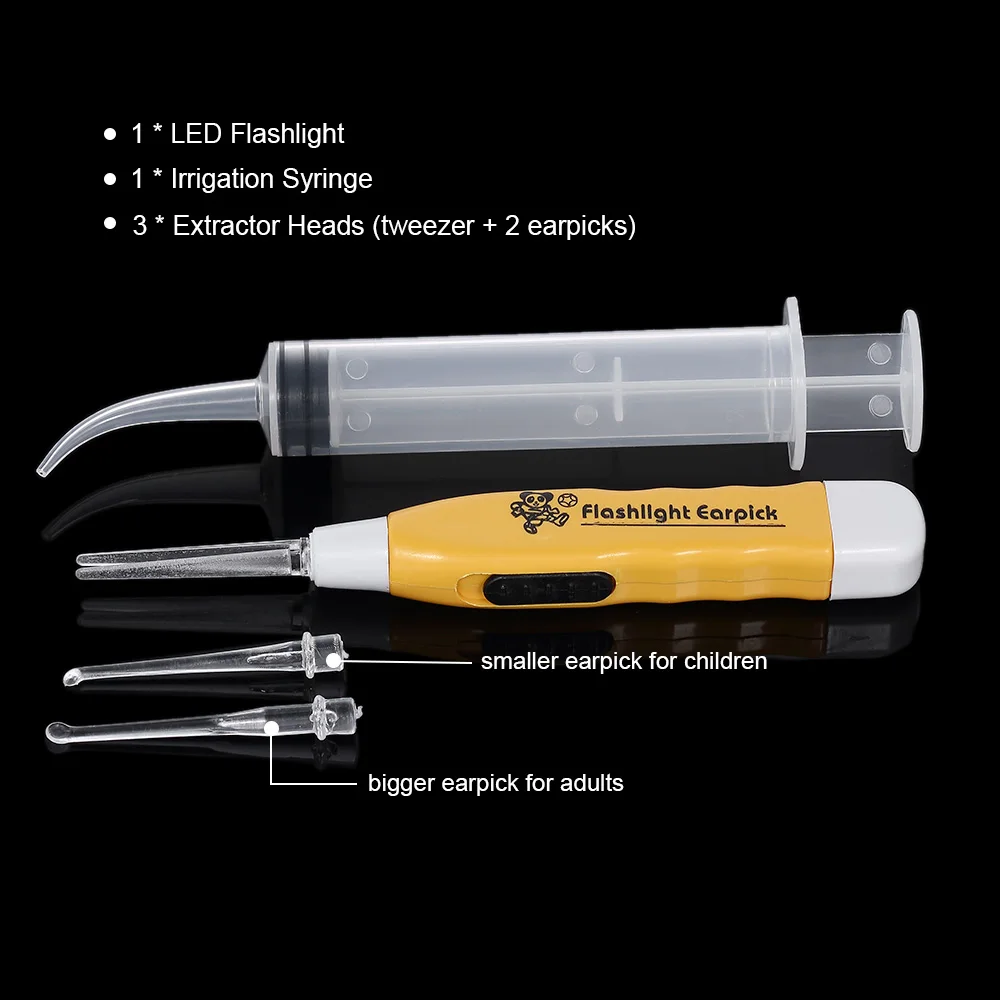 Tonsil прибор для удаления косточек инструмент светодиодный наушник ушные палочки с 3 наконечниками ирригатор шприц уход за полостью рта