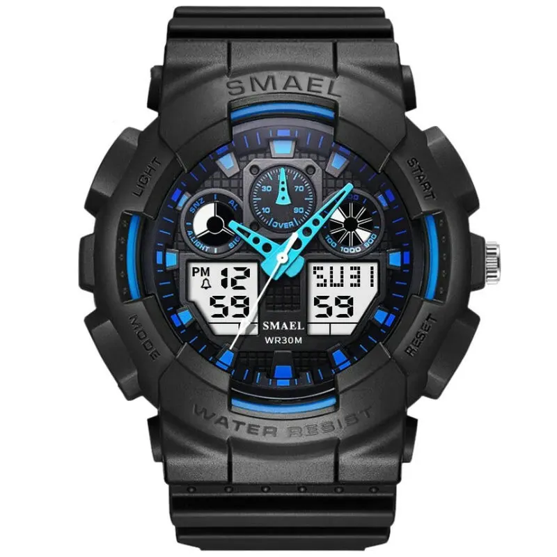 SMAEL брендовые Смарт часы для мужчин Спорт светодиодный цифровой мужской ClockWristwath s