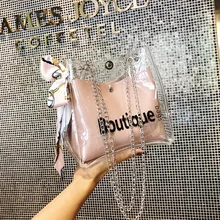 Women clear bag bucket bag Fashion Transparent Women Shoulder Bags Ladies Messenger Casual Shopping Scarves Handbags ins fashion women chains shoulder bag clear totes round handle drawstring bucket bag female handbags transparent composite bag