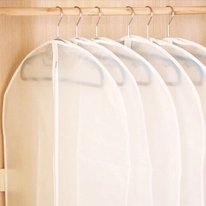 

Translucent PEVA Dust-proof Garment Cover Bag Clothes Organizer Storage Protector for Dresses Suits Coats Shirts Skirts Jackets