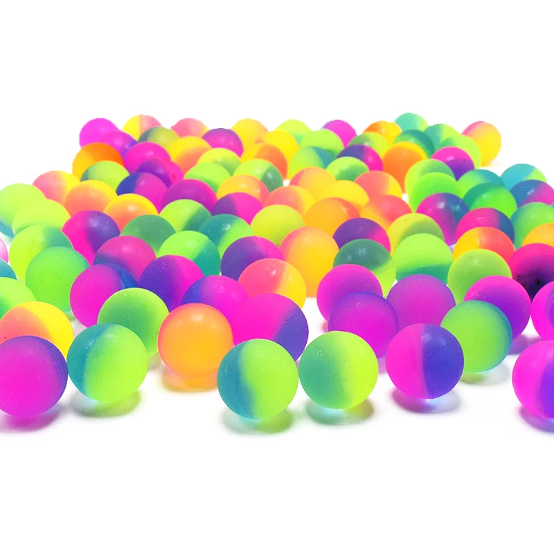 5 шт./компл. 25 мм Детские упргугий мяч надувные прыжки жонглирование шарики антистресс игрушки для детей матовый водный открытый игрушки подарки