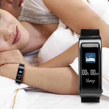 

Powstro Smart Watch Smart Band Bracelet Bluetooth Headset Talk Heart Rate Monitor Sports Pedometer Fitness Tracker Wristband