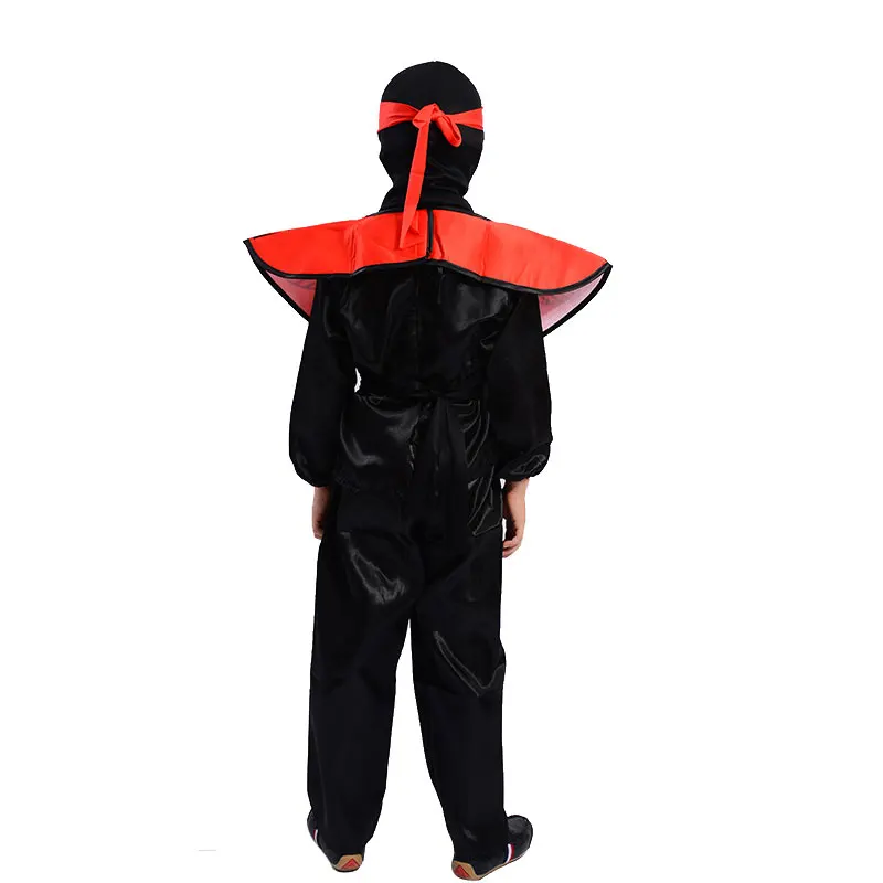Черный Ninjago косплей костюм для мальчиков Комплекты одежды детская одежда Хэллоуин Рождество шикарная одежда ниндзя уличная одежда костюмы