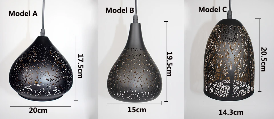 Pingente de Loft Lâmpada de Ferro Pingente de Ferrugem Vindima Luz Nordic Poroso E27 Led Abajur Bar Restaurante Ataque Criatividade Estilo Lâmpada 2 Luzes de pendentes