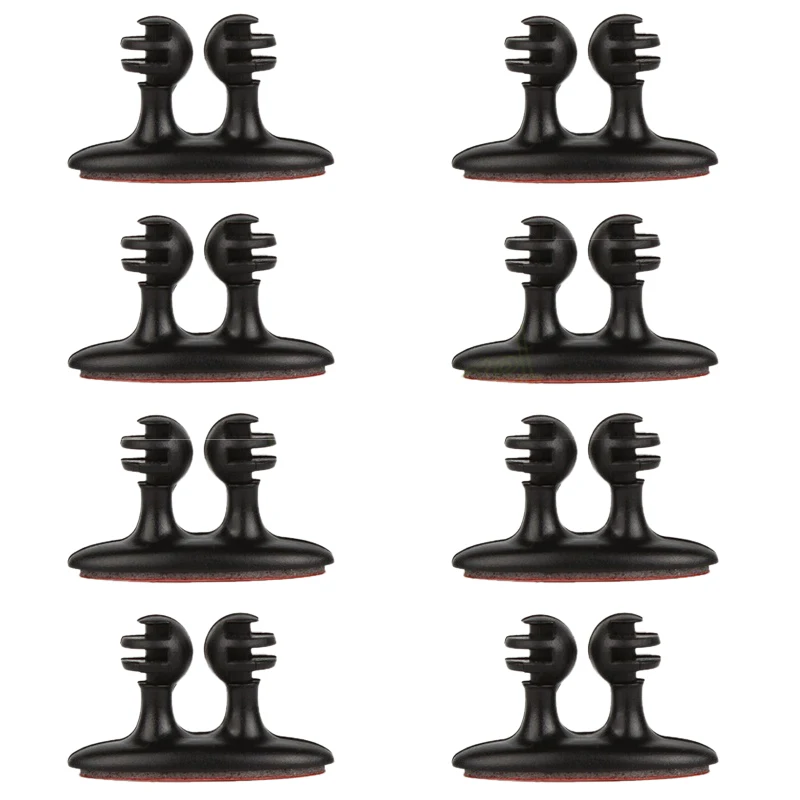 8Pcs Multifunctional Adhesive Car Charger Line Clasp Clamp Headphone