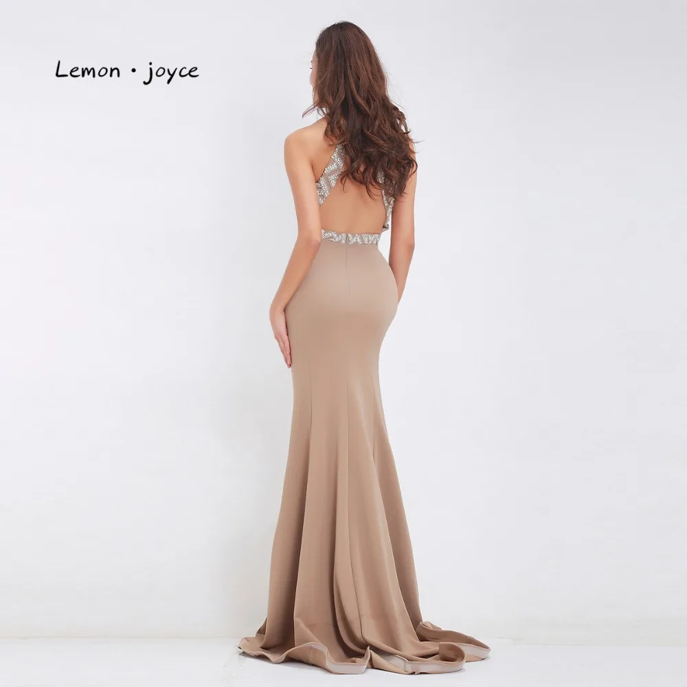 Женское вечернее платье с юбкой годе круглым вырезом и открытой спиной|party gown|plus