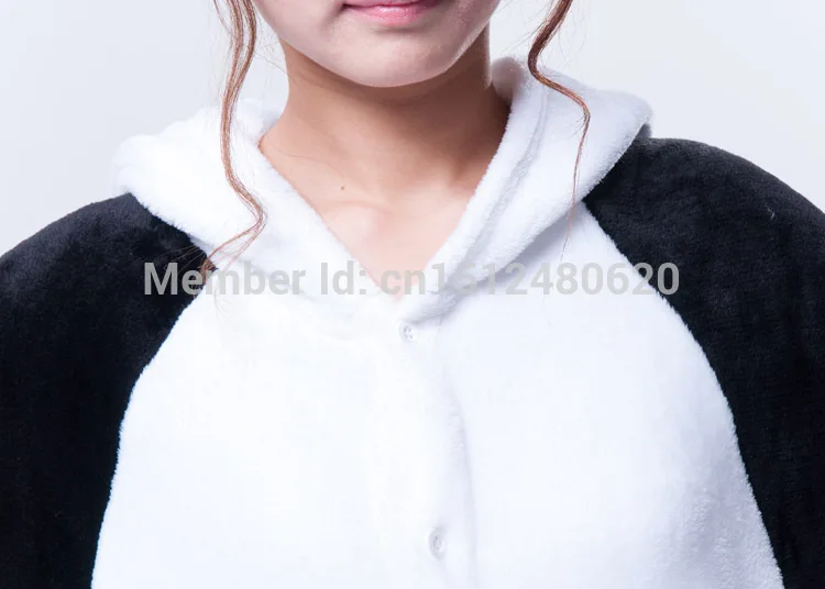 Кигуруми взрослый кунг-фу Панда Onesie фланелевая мультяшная пижама в виде костюм косплея унисекс