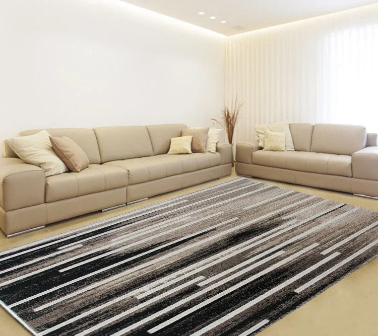 

YOOSA Modern Strip Nordic Carpets Area rugs for living room sofa table bedrooms household washable big rugs Parlor decoration