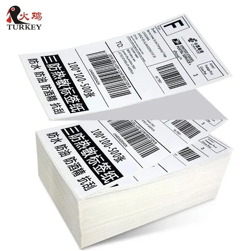 

Direct Thermal label sticker 100MM x 150MM (500 s)Fan-foldAmazon ebay 4x6 shipping