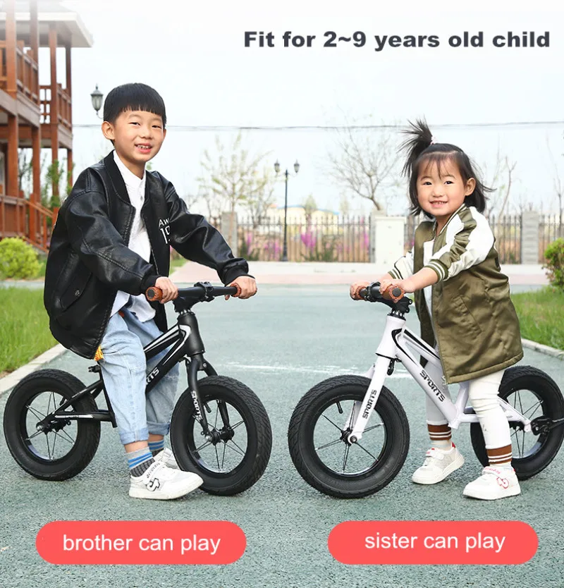Excellent Brand New 12" Balance Bike Kids Balance Bicycle For 2~9 Years Old Children No-Pedal Complete bike Aluminium alloy Ultralight 12 Excellent Brand New 12" Balance Bike Kids Balance Bicycle For 2~9 Years Old Children No-Pedal Complete bike Aluminium alloy Ultralight 12