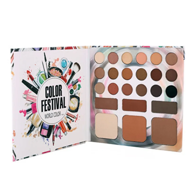 

2019 new 24 Colors Matte Eyeshadow Shading Power And Highlighter Power Eye Shadow Palette Cosmetic Makeup Tool