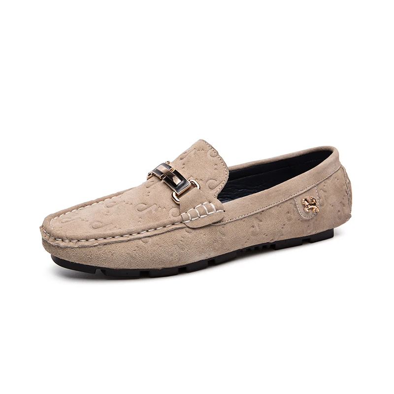 

New Casual men shoes leather breathable fashion wedding Male Flats split solid black breathable adult loafers party Dress shoes