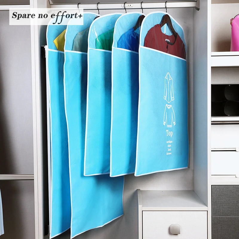 تخزين حقيبة الملابس دعوى معطف الغبار غطاء حامي القضية للملابس organizador خزانة للملابس organizador