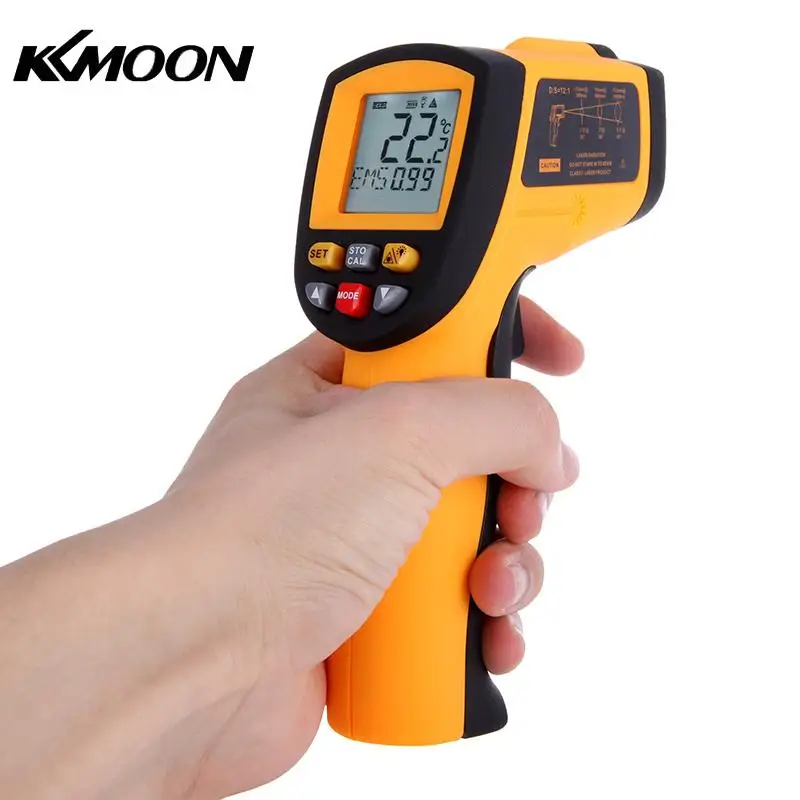 

KKmoon Infrared Thermometer Laser Gun Temperature Tester Digital Meter non-contact LCD GM700