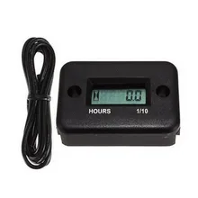 Waterproof Inductive Digital Hour Meter for Bike Motorcycle ATV Snowmobile Marine Boat Ski Dirt Gas Engine 12V Hot Drop Shipping