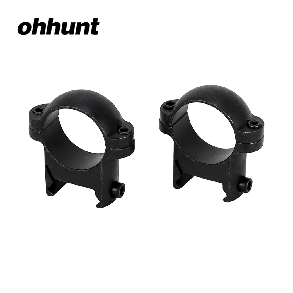 

ohhunt 25.4mm Diameter 2PCs Low Profile Standard Picatinny Weaver Steel Scope Rings Tactical Hunting Sport Mounts Accessories