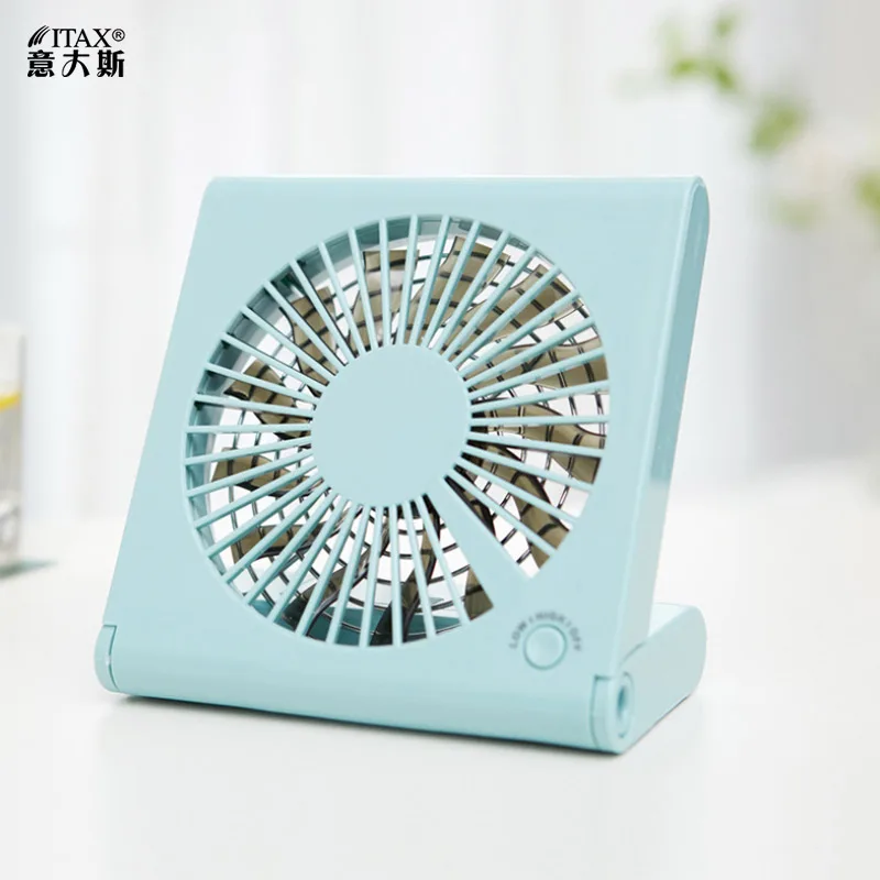 

Mini Notebook Fan Usb Charging Folding Small Student Desktop Standing Pc Battery Rechargeable ITAS6666A
