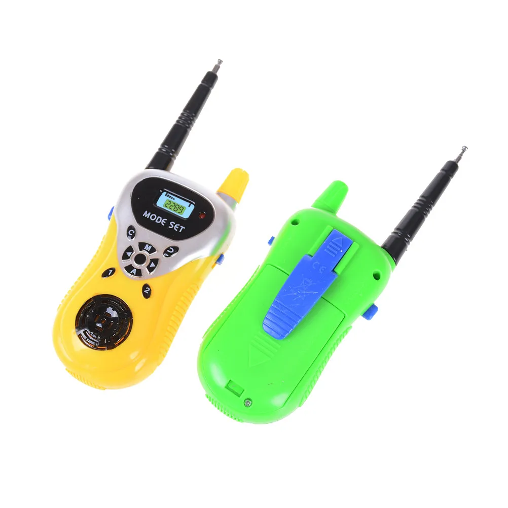 2 шт портативный двухсторонний радио набор Walkie Talkie для детей Детские электронные игрушки