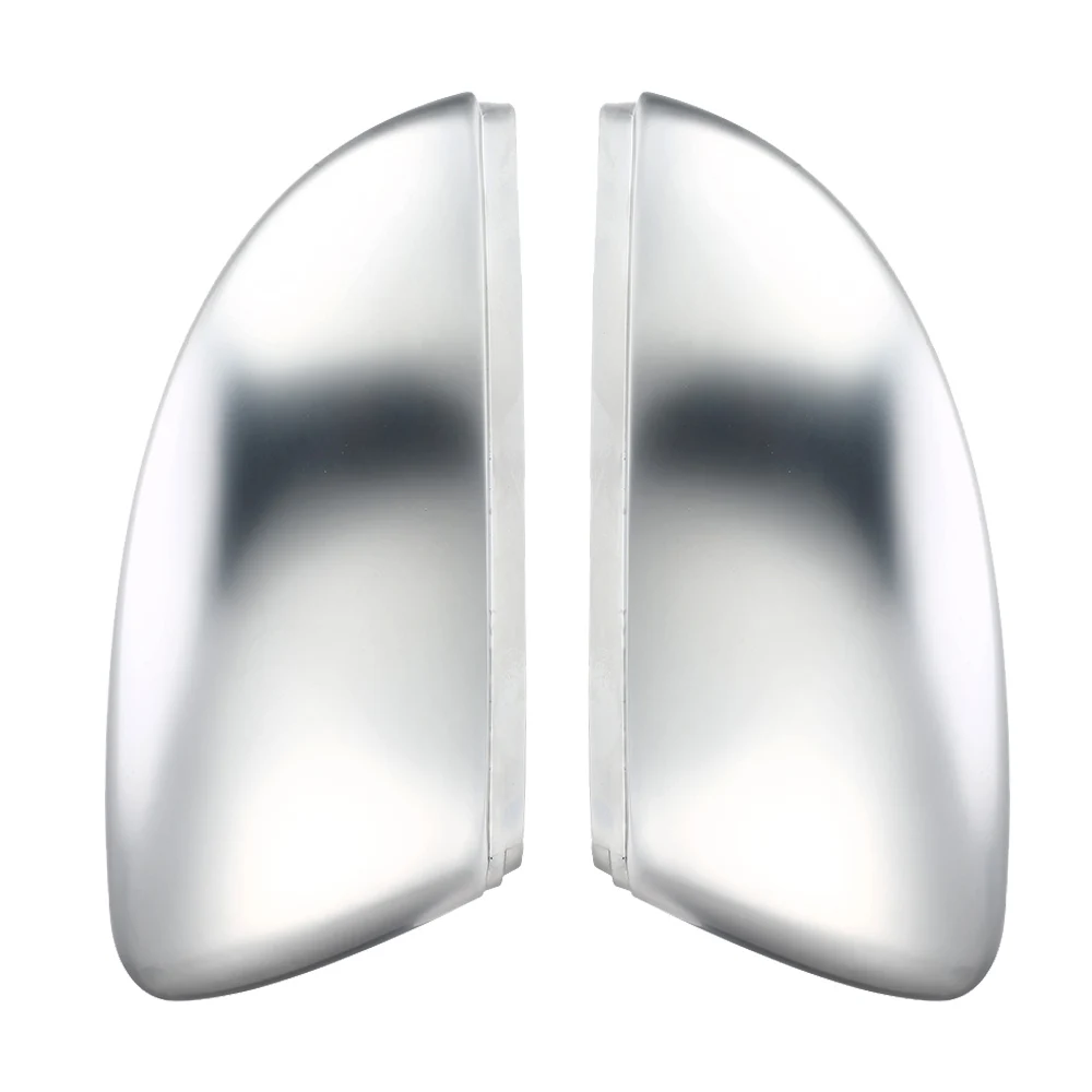 

For VW Golf MK7 7.5 GTI MK6 6 7 R R20 Passat B7 Jetta MK6 Polo 6R 6C Matte Chrome Side Wing Mirror Covers Satin caps
