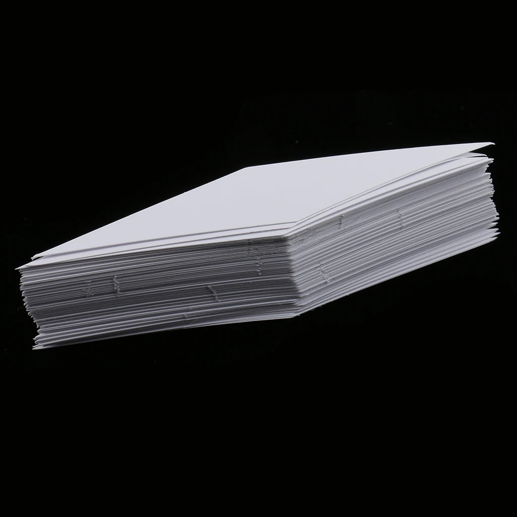 New 100 Pieces Rhombus Shape Paper Quilting Templates for Sewing DIY Hand Craft 44/51/100mm Patchwork Tools Sewing Accessory