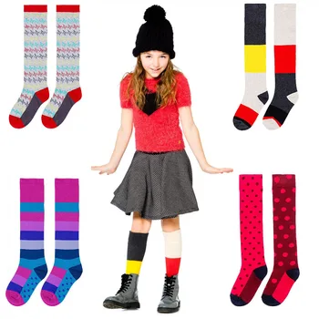 

Baby Stockings Cotton Striped Girls Tights 2018 New Autumn Baby Girl Pantyhose Winter Toddler Tights for Girls Knee Socks 2-12Y