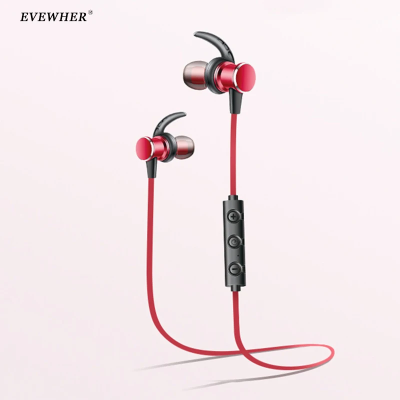 

2018 Wireless sports headphones Bluetooth 4.1 in-ear headset gamer sweatproof earphones running noise cancelling sport earbuds