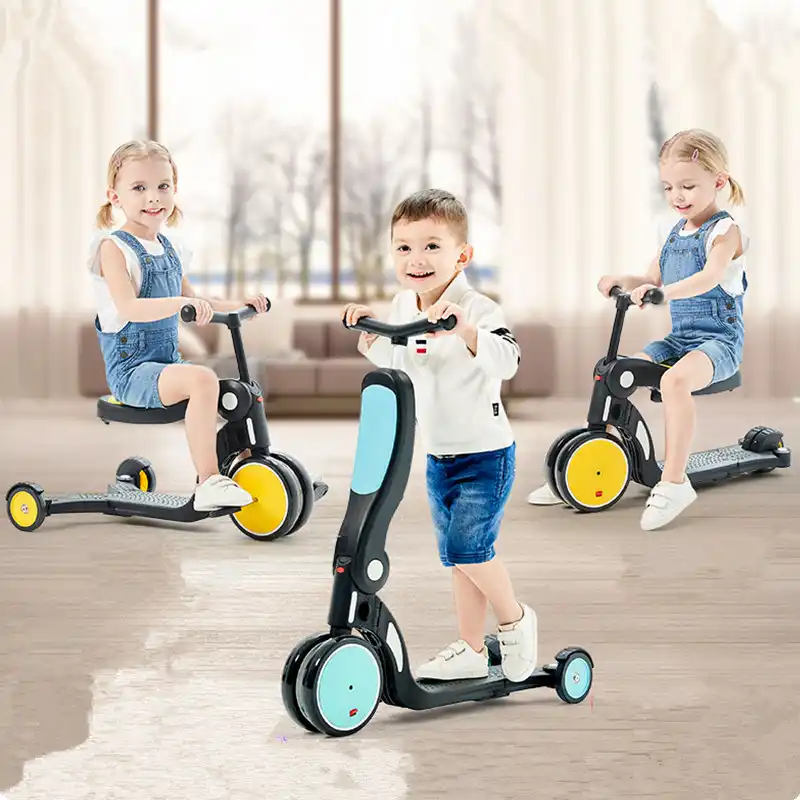 baby riding tricycle