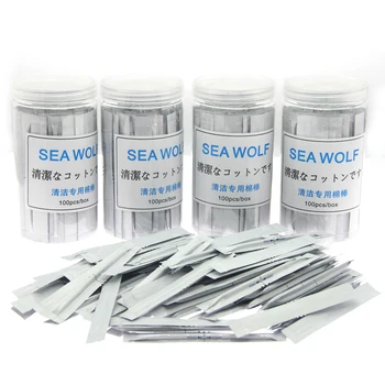 

100pcs Double Head Cleaning Cotton Stick Swabs for IQOS 2.4 Plus E-Cigarette Heating Vape Cotton Sticks Clean Tool Accessories