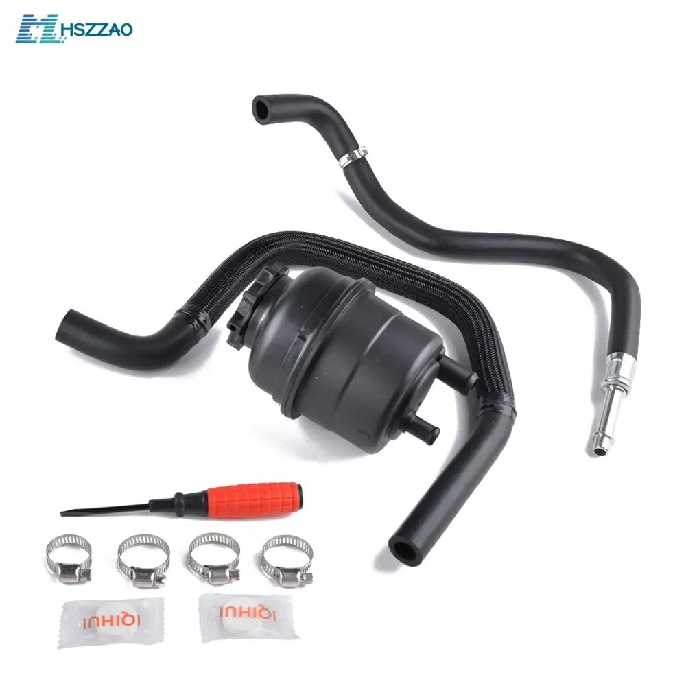 Power Steering Reservoir& Hose KIT For BMW E39 525i 528i 530i F10 F11 X5 X3 Z3 Z4 OE:32411094306/32411095526/32411097164