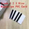 Белый CR80 ПВХ C redit Card ISO Hi Co 2750/3000/4000 Oe 3 трек магнитная полоса с печатью 10 шт ► Фото 3/4